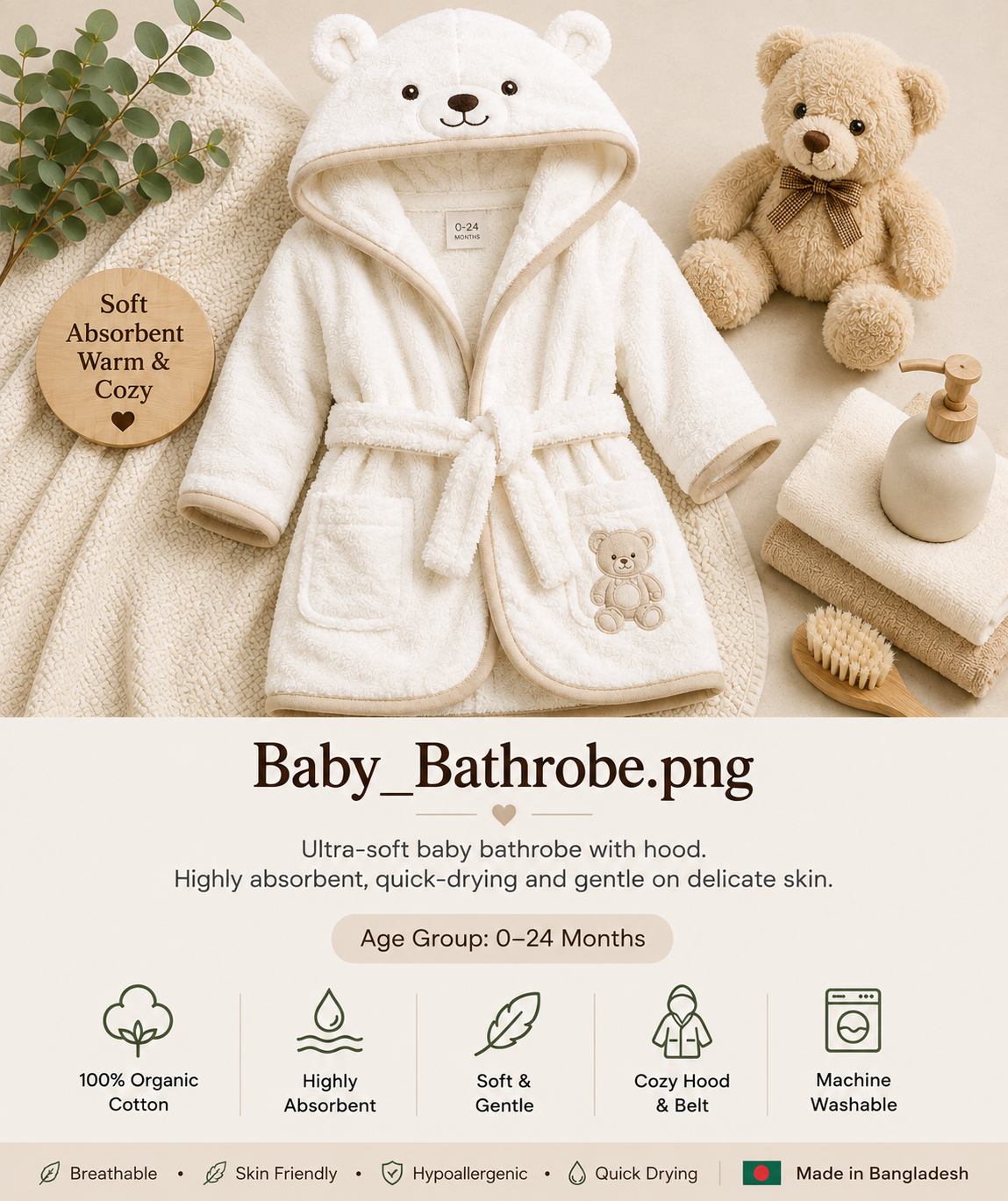 Baby Bathrobe