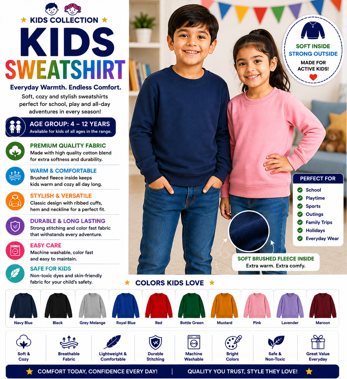 .Kids Sweatshirt