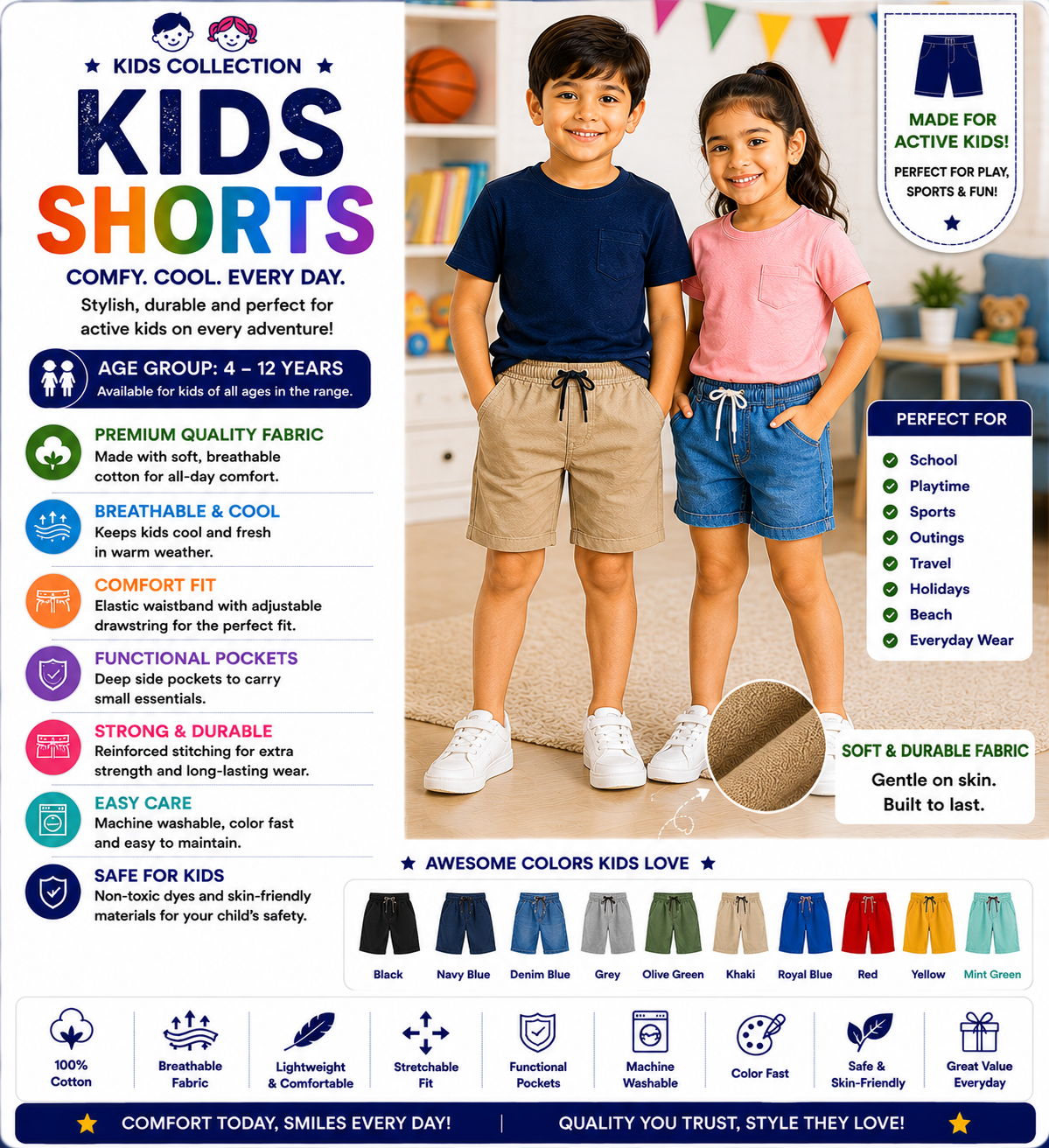.Kids Shorts