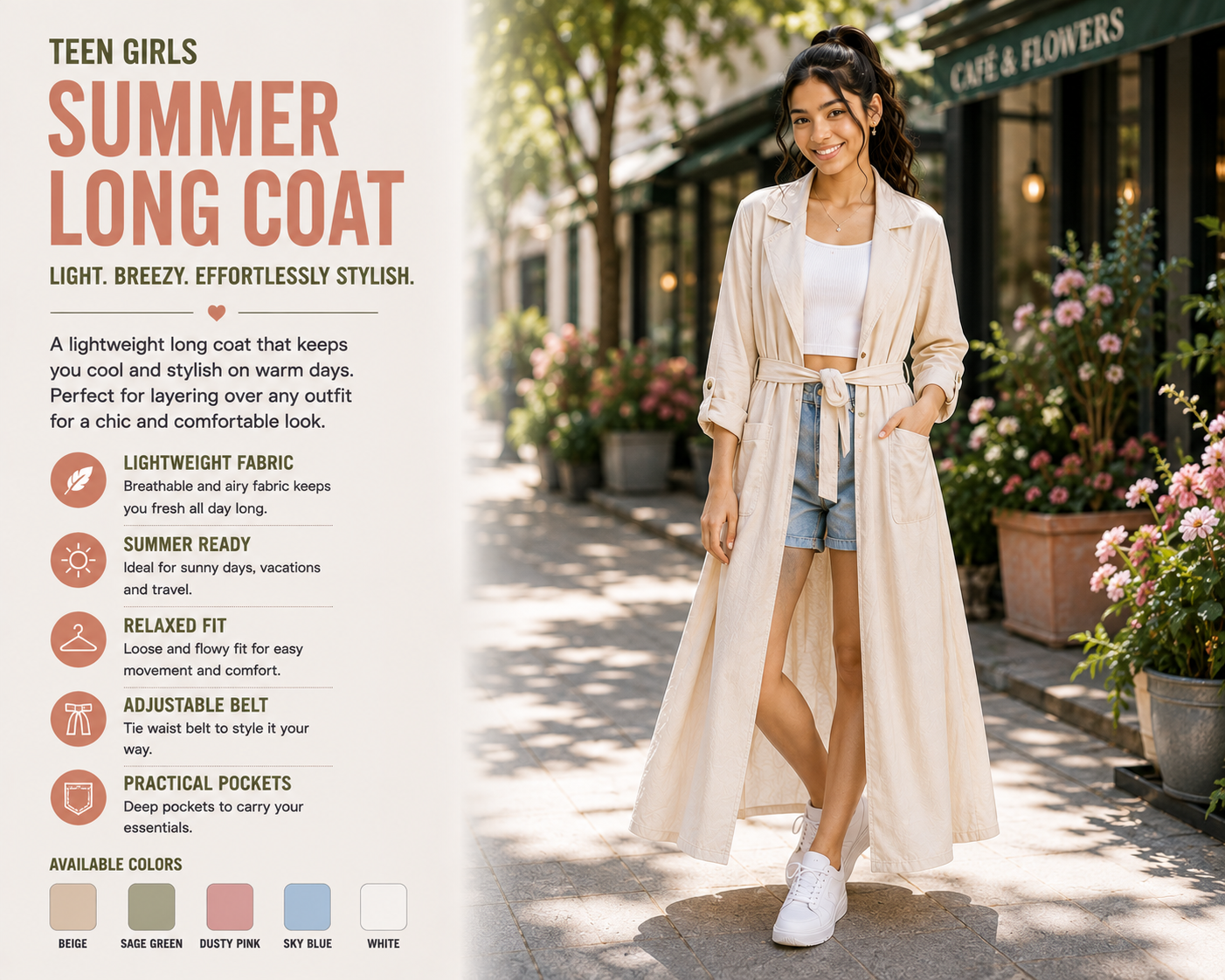 summer long coat