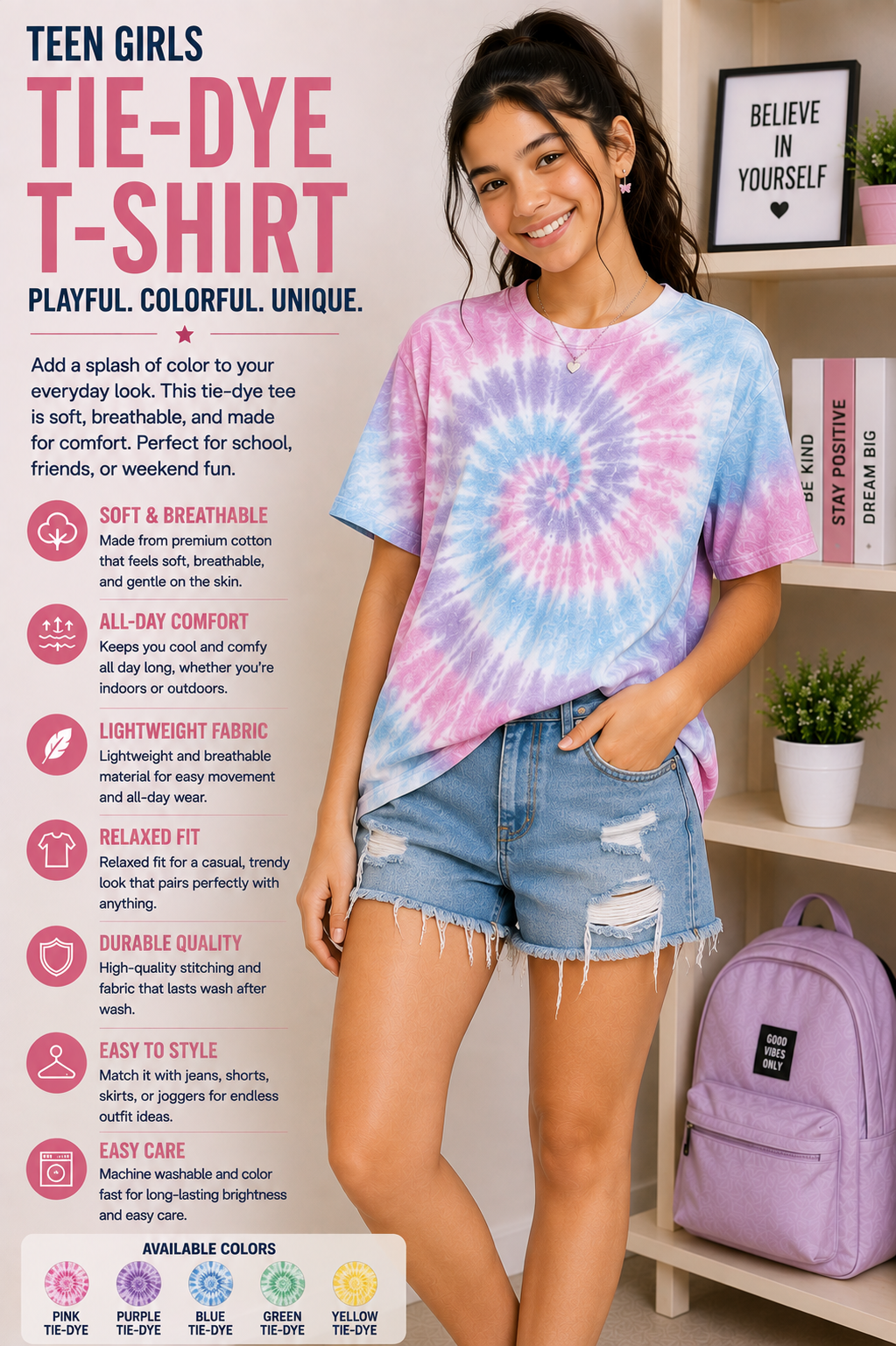 tie dye t shirt
