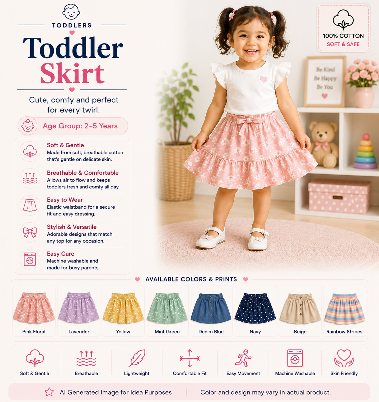 .Toddler Skirt