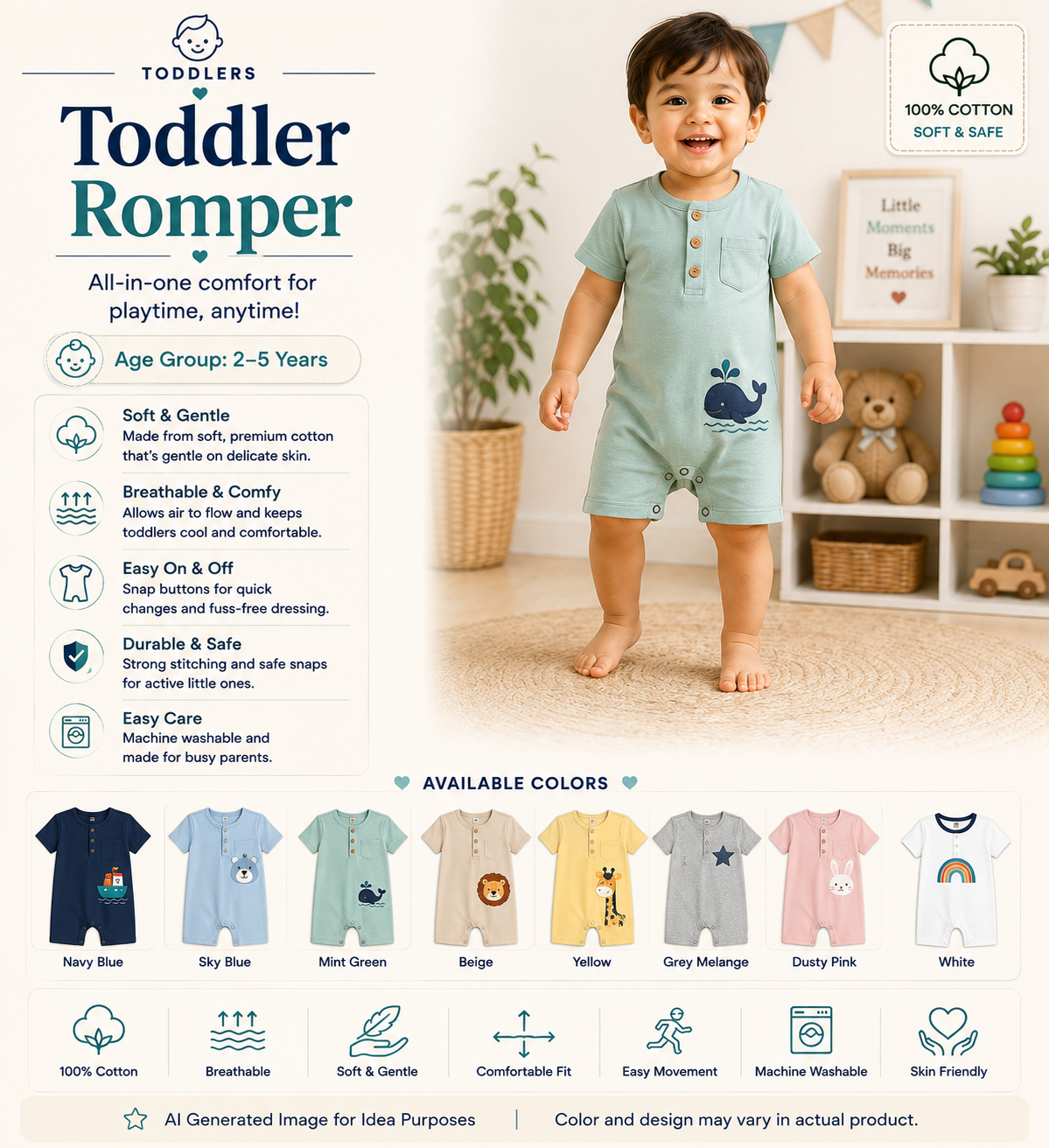 .Toddler Romper
