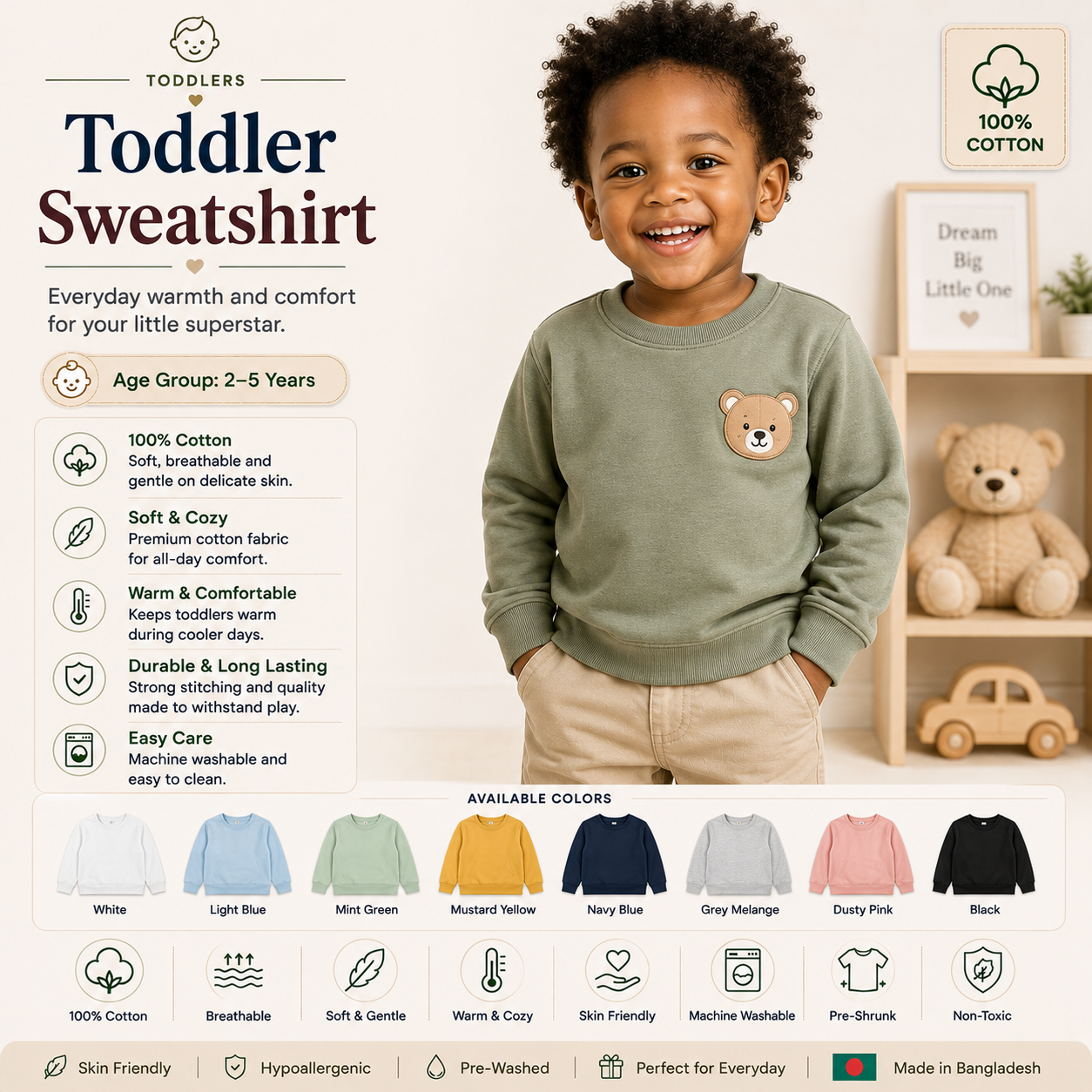 .Toddler Sweatshirt