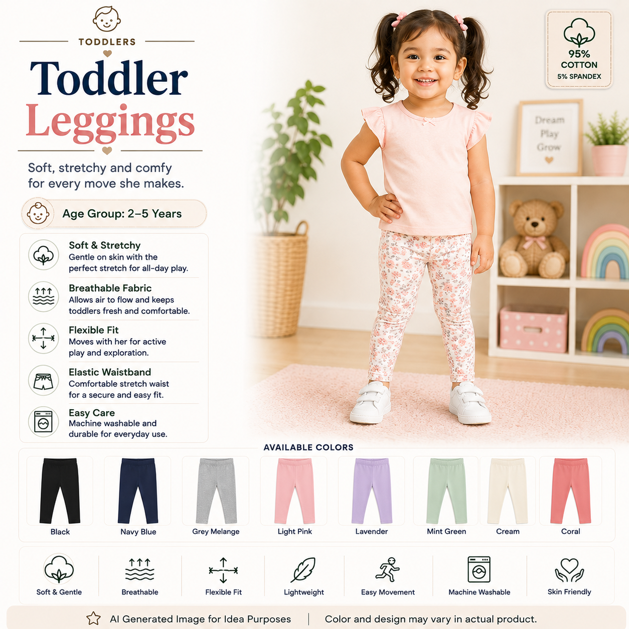 .Toddler Leggings