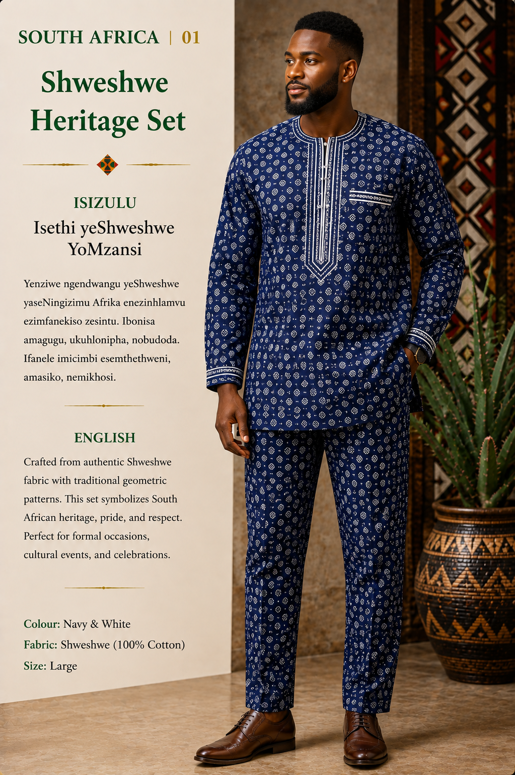 Shweshwe Heritage set