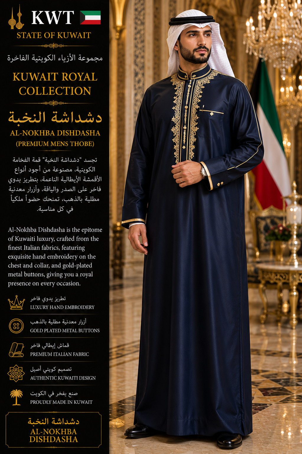 Al Nokhba Dishdasha