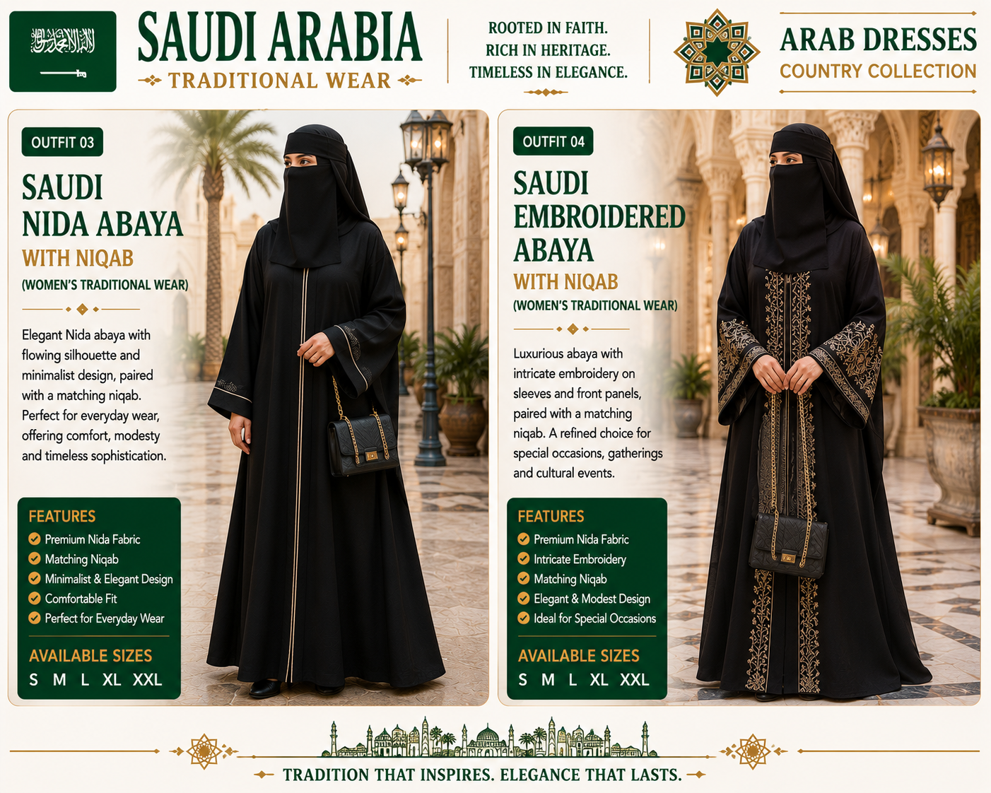 embroidered abaya