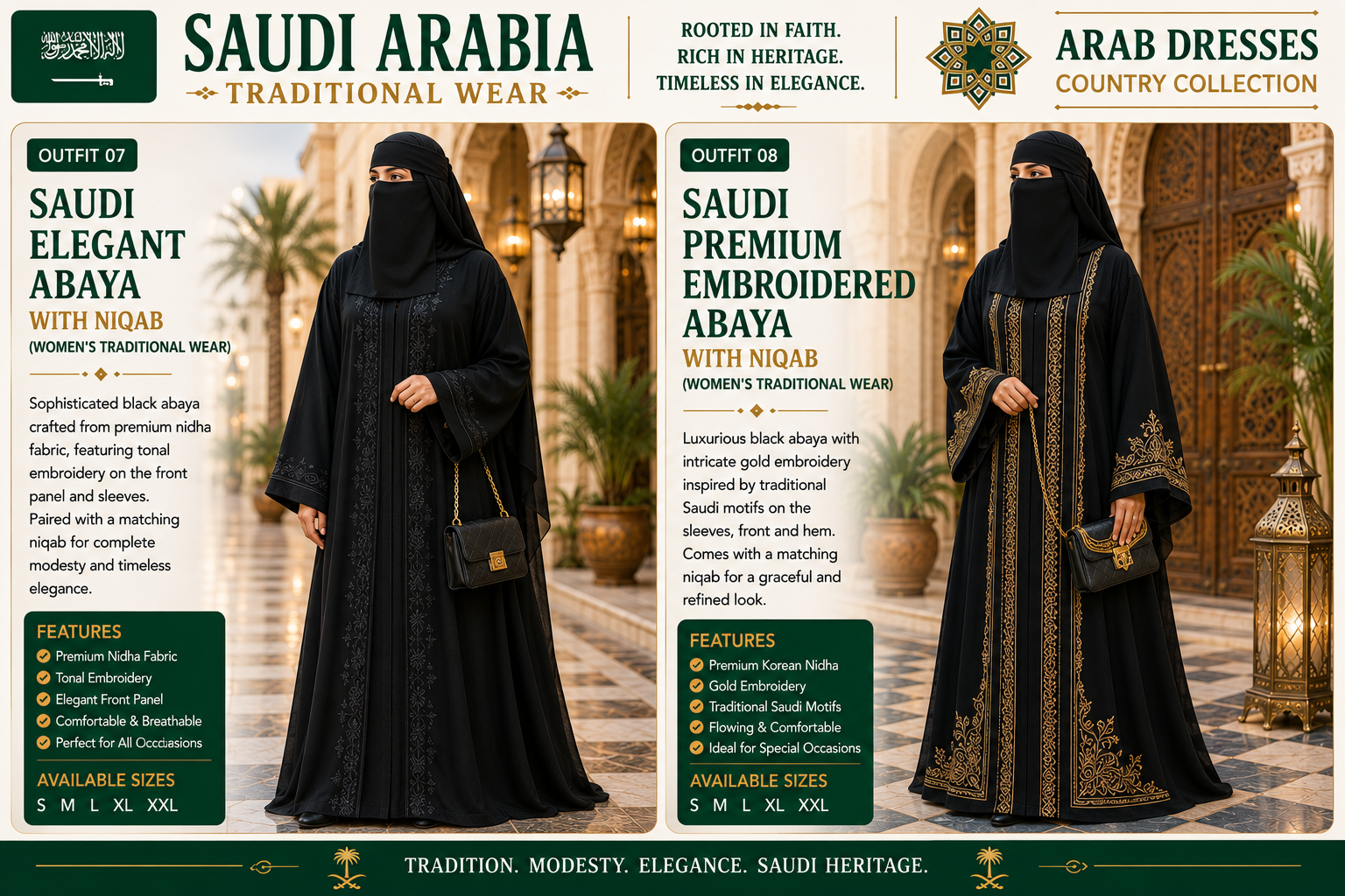 saudi elegant abya
