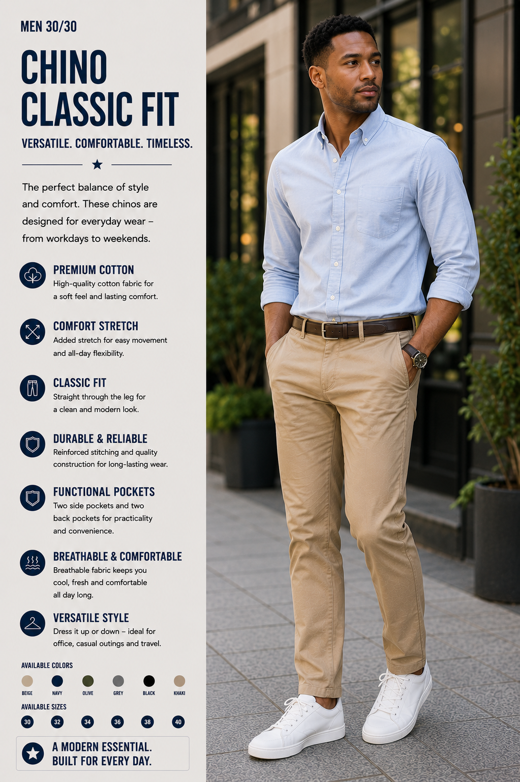 chino classic fit