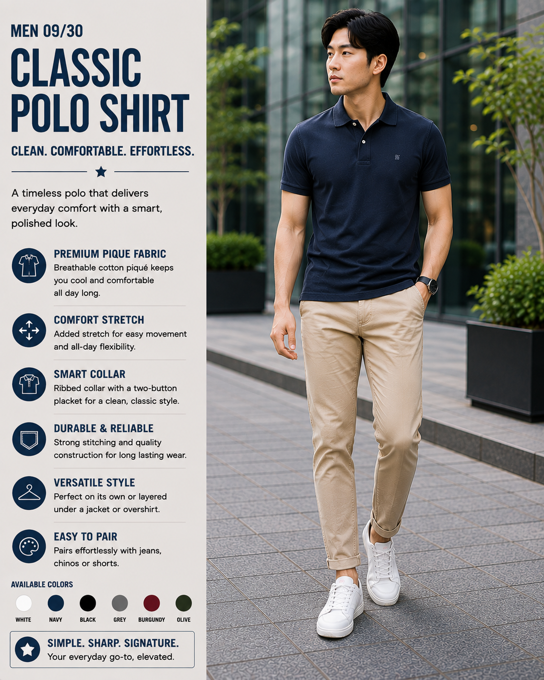 classic polo shirt