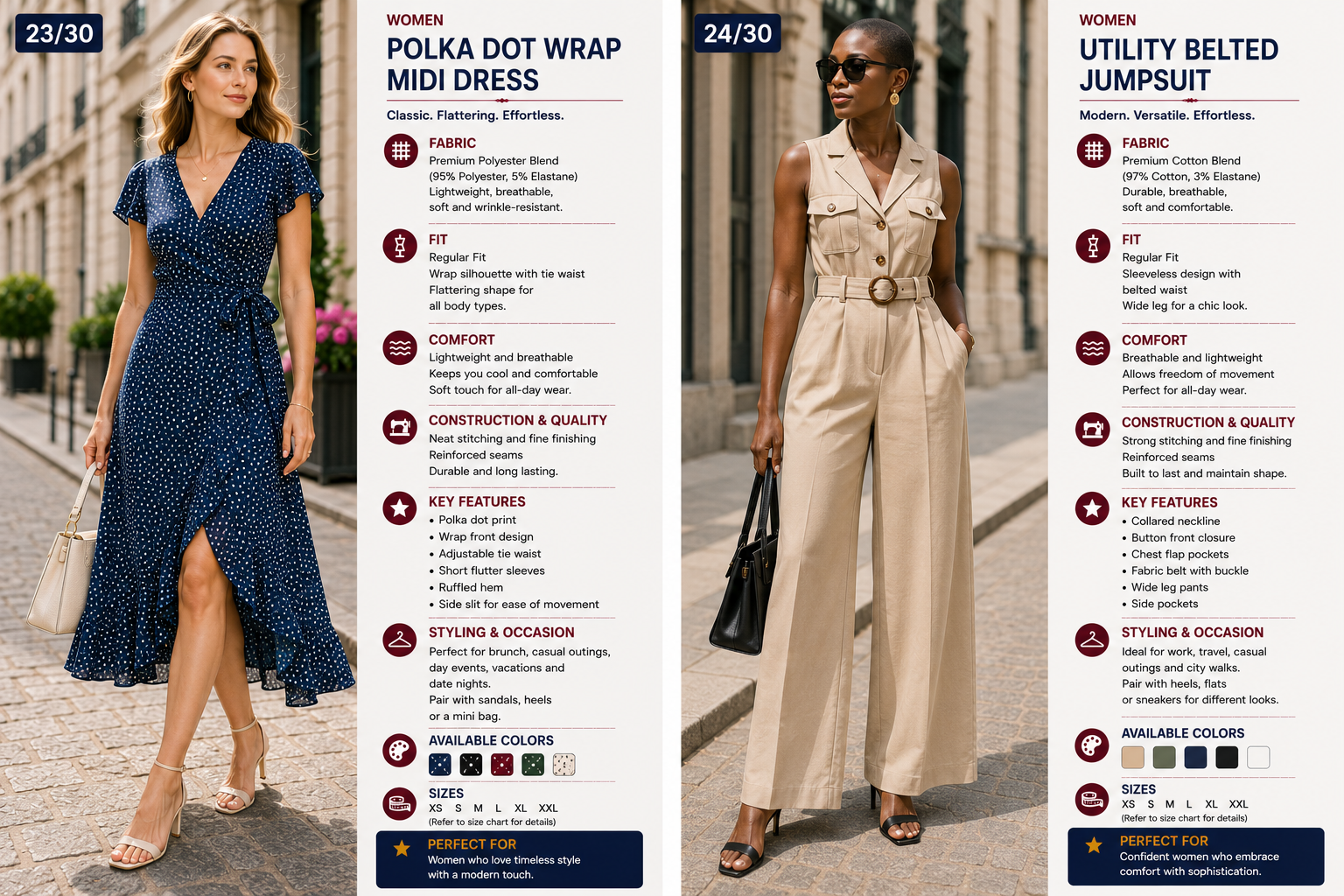 polka dot wrap midi dress