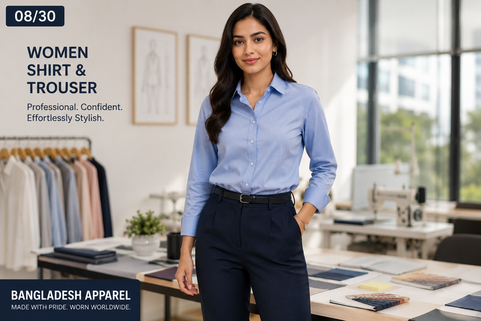 women shirt trouser